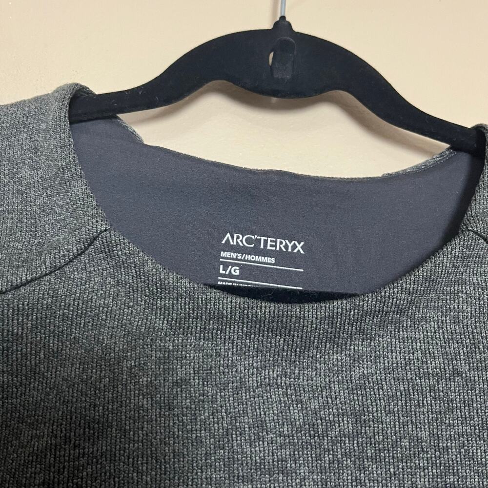Arc’teryx Covert Lt Pullover Mens Large Thermal Gray Green Outdoor Hiking - Picture 6 of 7